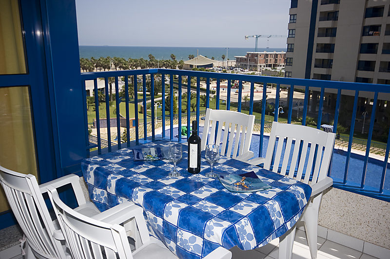 Patacona Resort Apartments Primera Linea Valencia Restoran foto